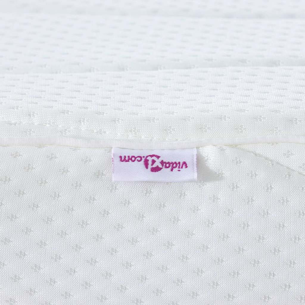 vidaXL Matras Wit 80 x 160 cm Schuim