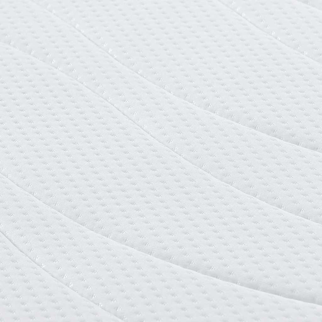 vidaXL Matras Wit 80 x 160 cm Schuim