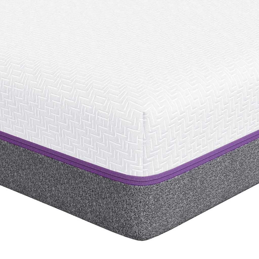 vidaXL Matras Wit, Grijs 80 x 160 cm Schuim