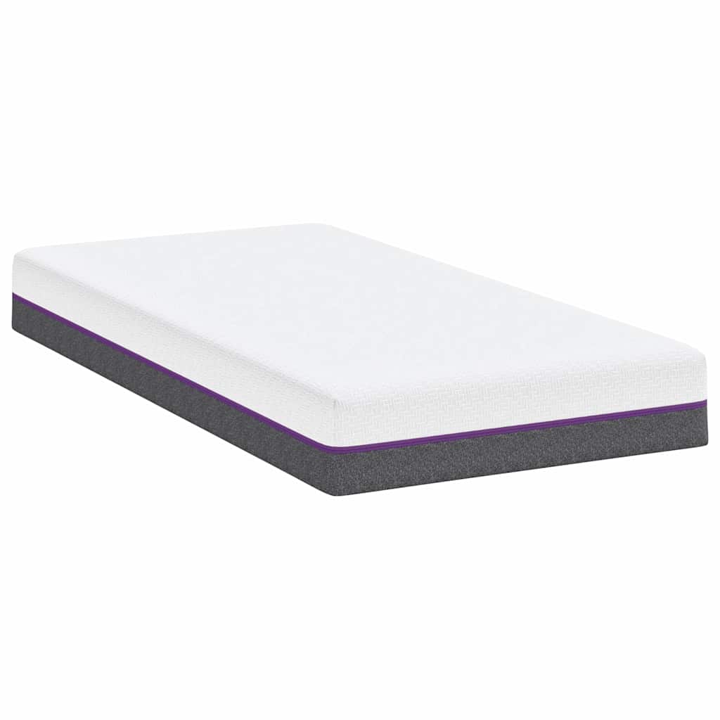 vidaXL Matras Wit, Grijs 80 x 160 cm Schuim