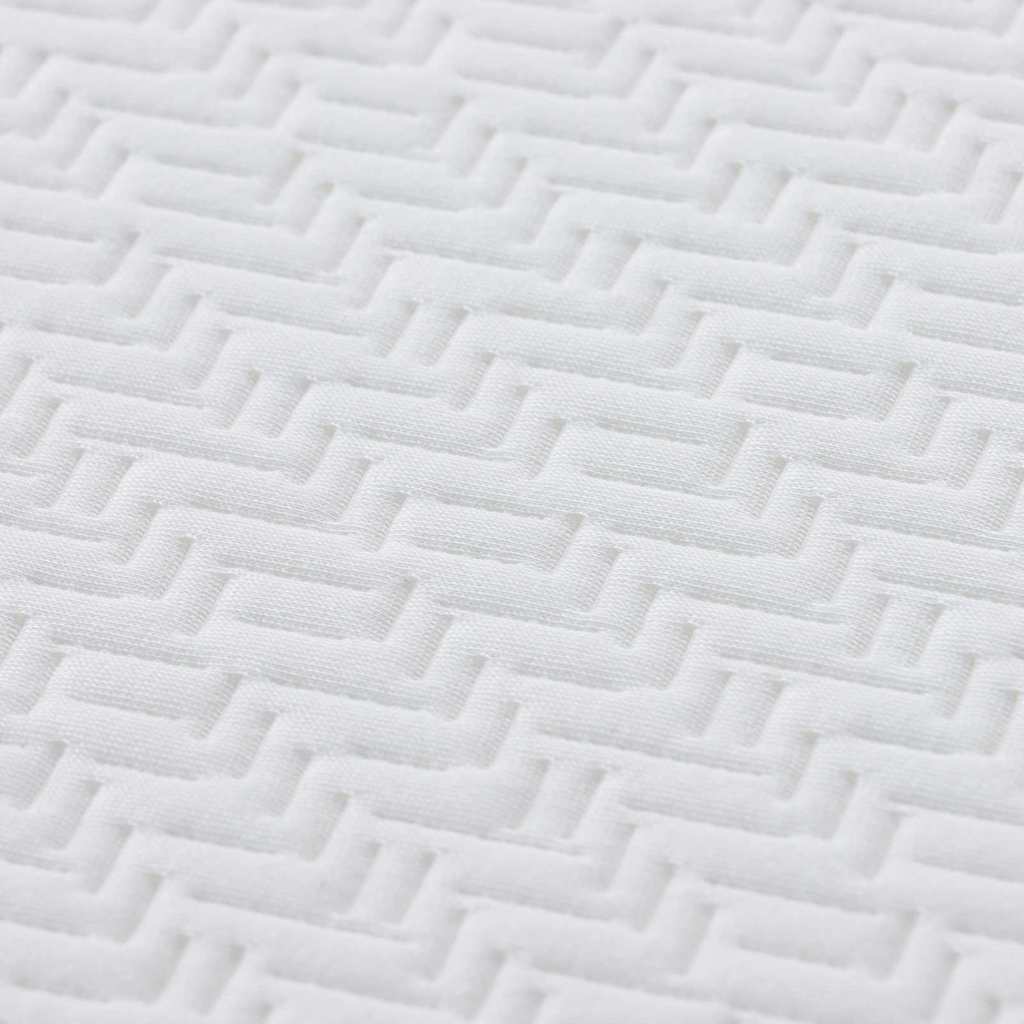 vidaXL Matras Wit, Grijs 80 x 160 cm Schuim