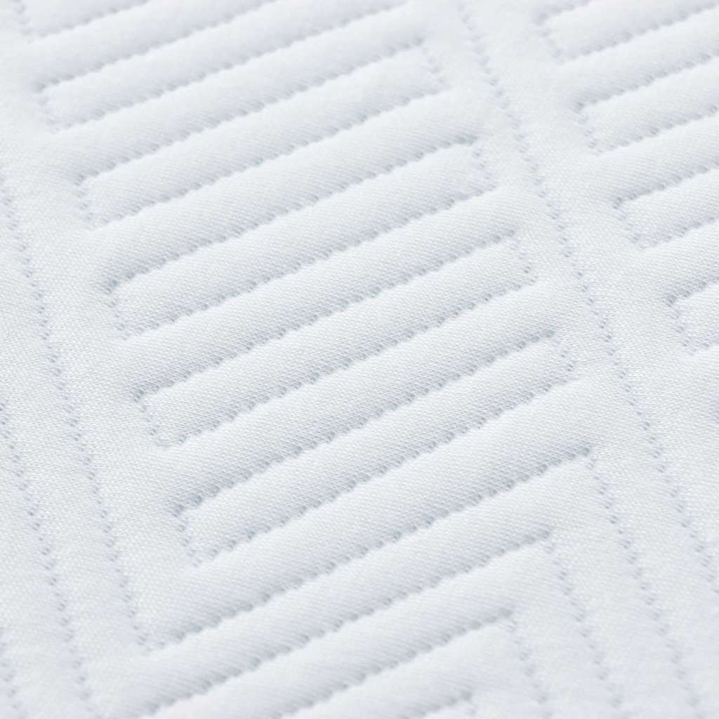 vidaXL Matras Wit, Blauw 80 x 160 cm Schuim