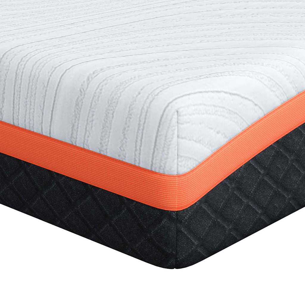 vidaXL Matras Wit, Grijs 80 x 160 cm Schuim