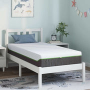 vidaXL Matras Wit, Grijs 80 x 160 cm Schuim