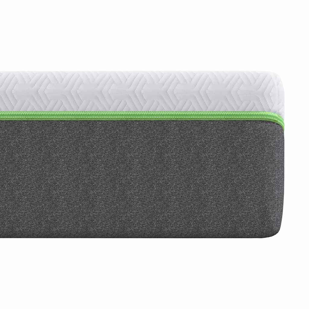 vidaXL Matras Wit, Grijs 80 x 160 cm Schuim