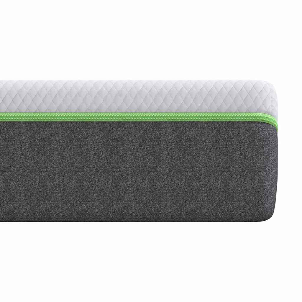 vidaXL Matras Wit, Grijs 80 x 160 cm Schuim
