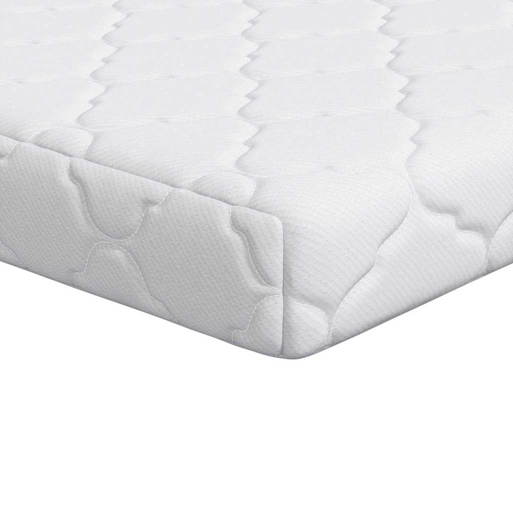 vidaXL Matras Wit 120 x 60 cm Schuim