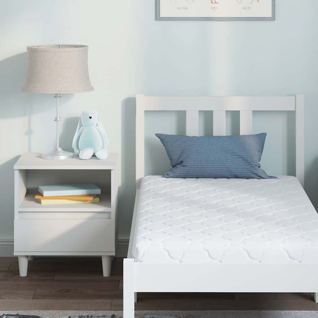 vidaXL Matras Wit 120 x 60 cm Schuim