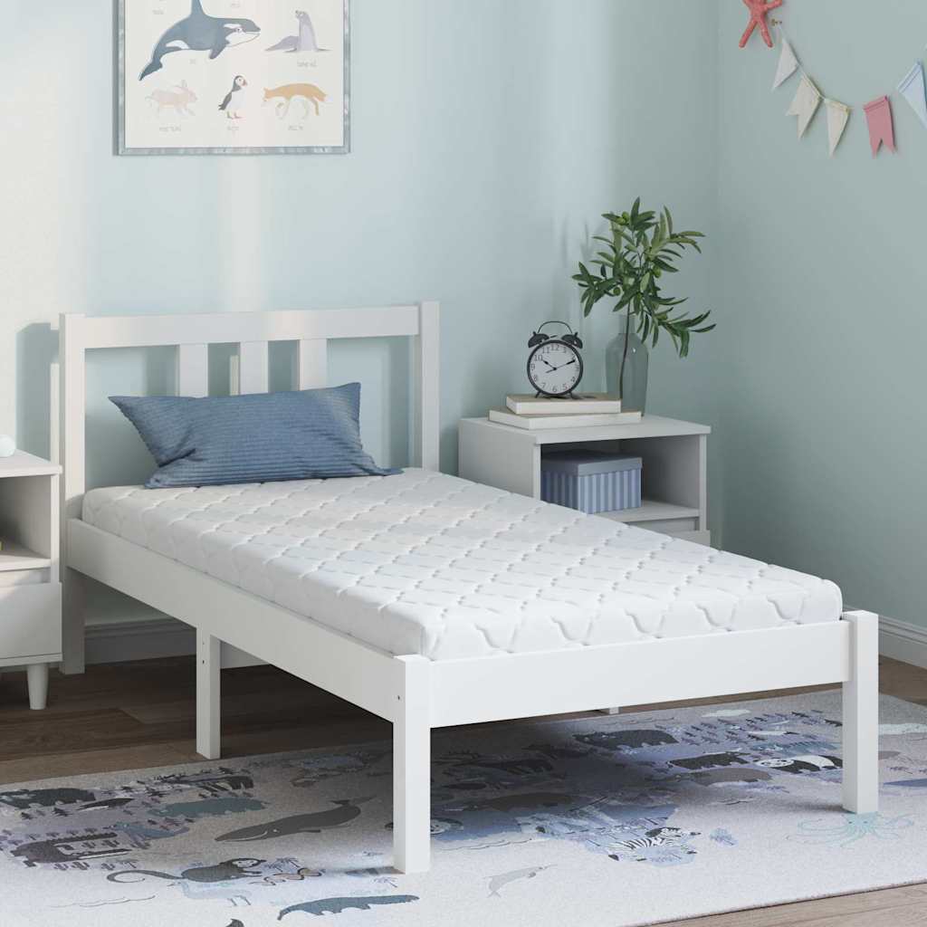 vidaXL Matras Wit 120 x 60 cm Schuim