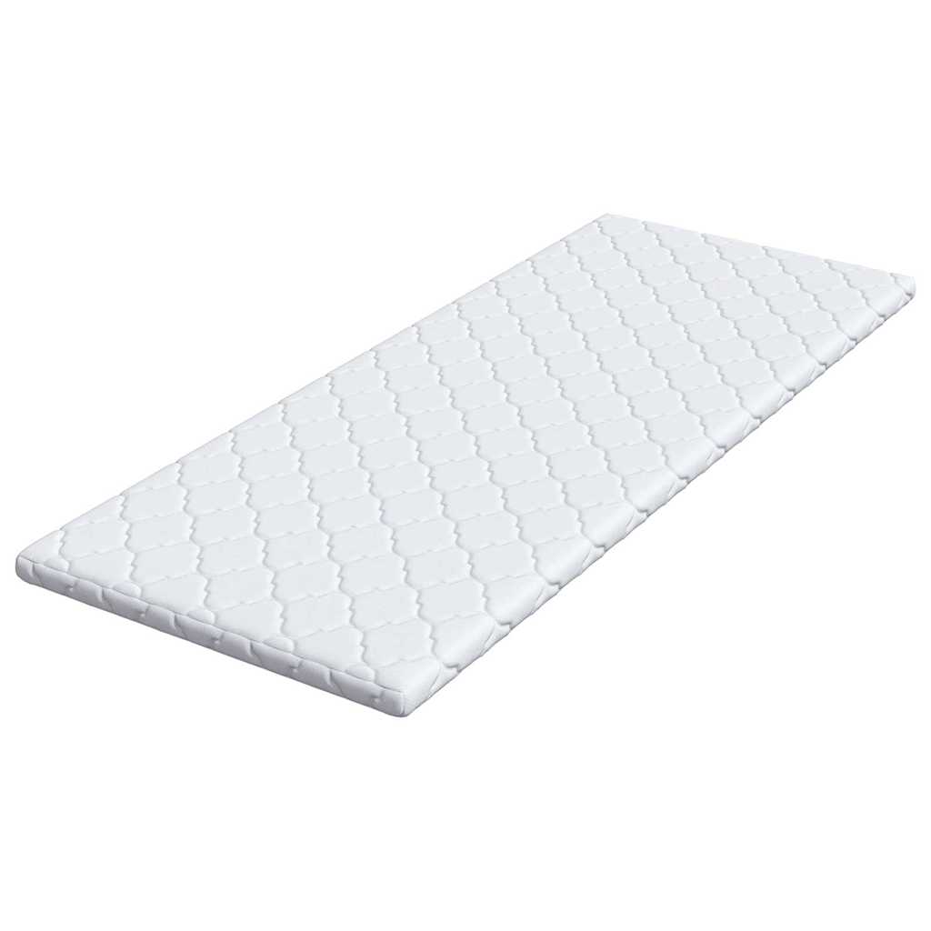 vidaXL Matraspads Wit 70 x 200 cm Niet-plakkende polyester