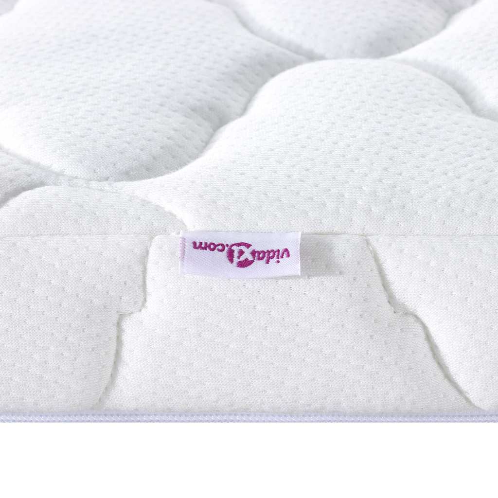 vidaXL Matraspads Wit 70 x 200 cm Niet-plakkende polyester