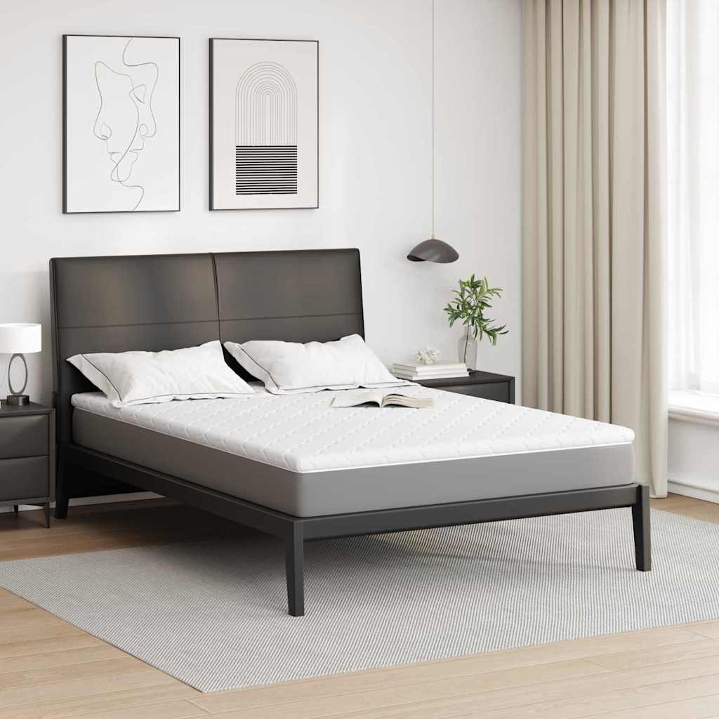 vidaXL Matraspads Wit 70 x 200 cm Niet-plakkende polyester