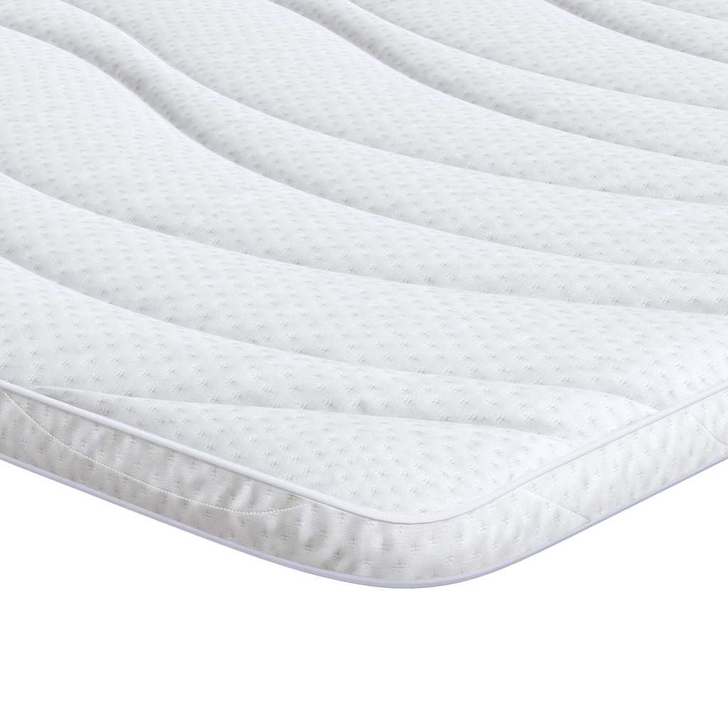 vidaXL Matraspads Wit 70 x 200 cm Niet-plakkende polyester