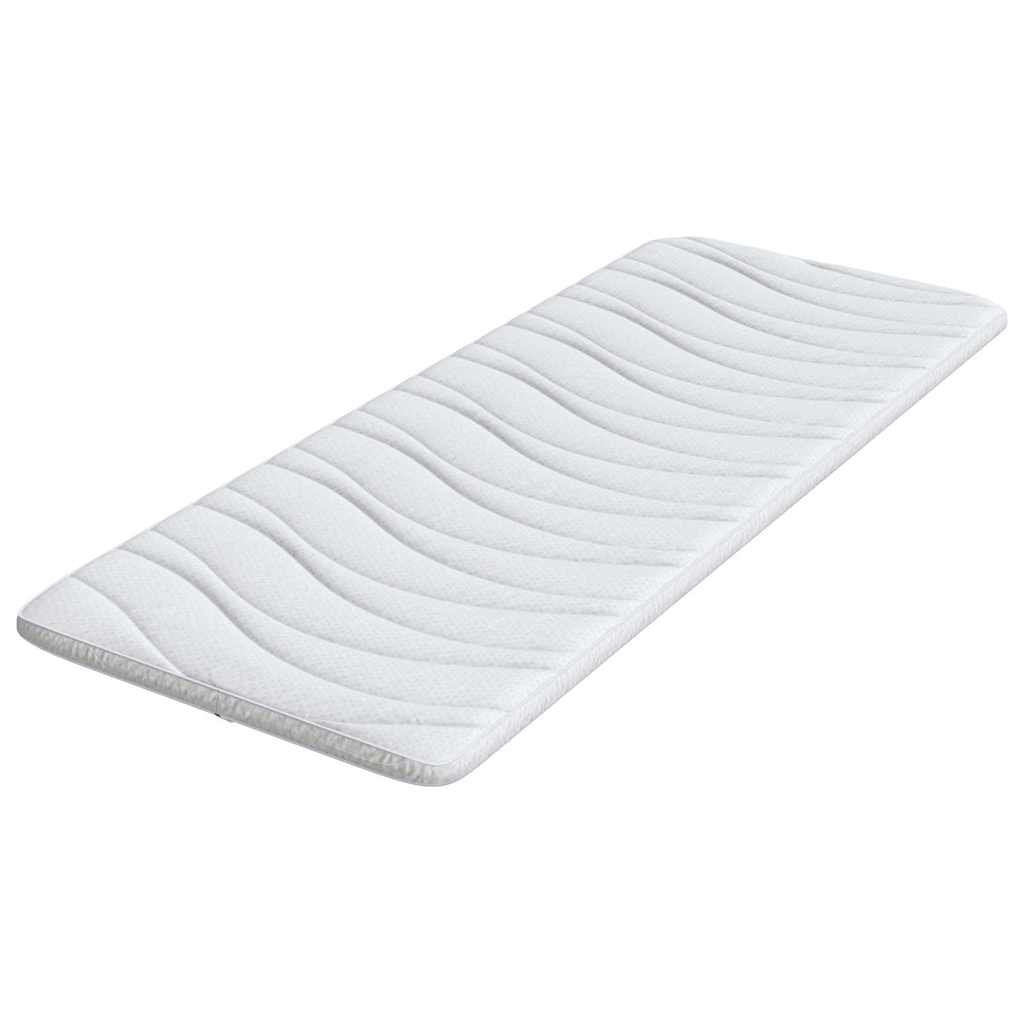 vidaXL Matraspads Wit 70 x 200 cm Niet-plakkende polyester