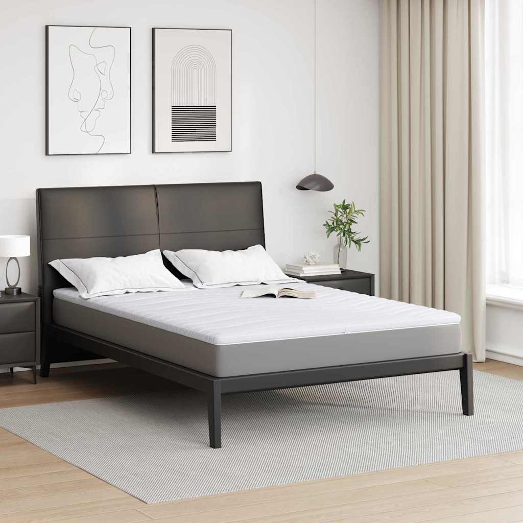 vidaXL Matraspads Wit 70 x 200 cm Niet-plakkende polyester