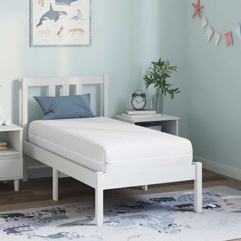 vidaXL Matras Wit 60 x 120 cm Polyester
