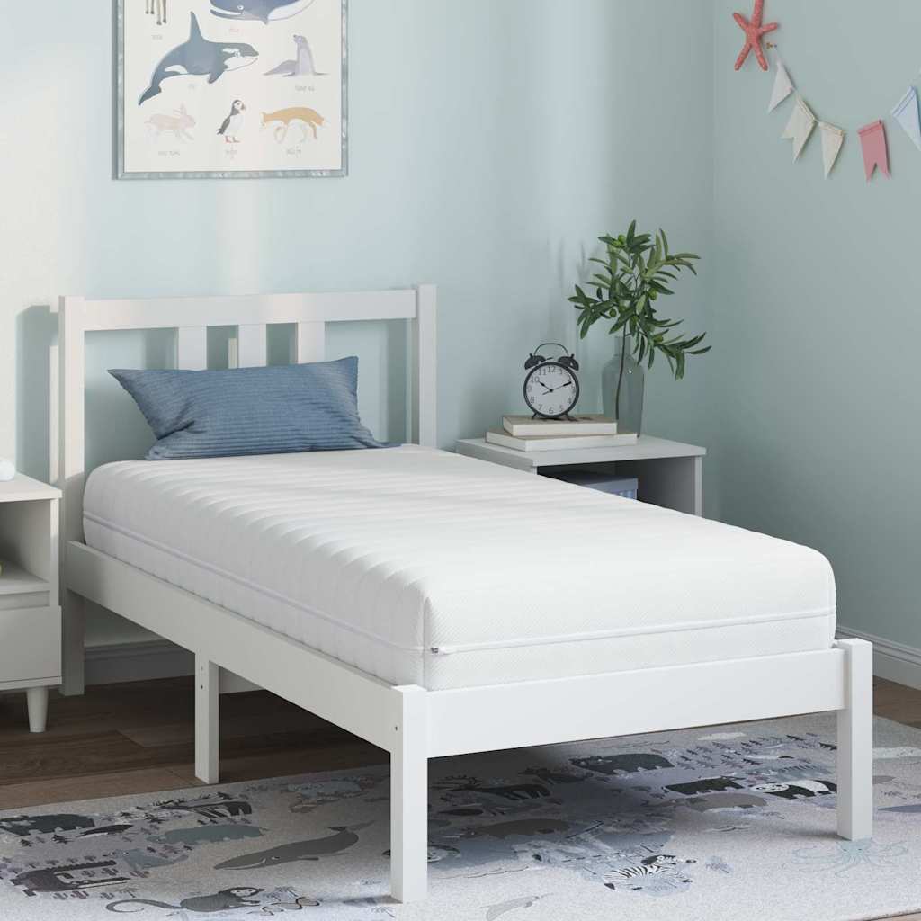 vidaXL Matras Wit 60 x 120 cm Polyester