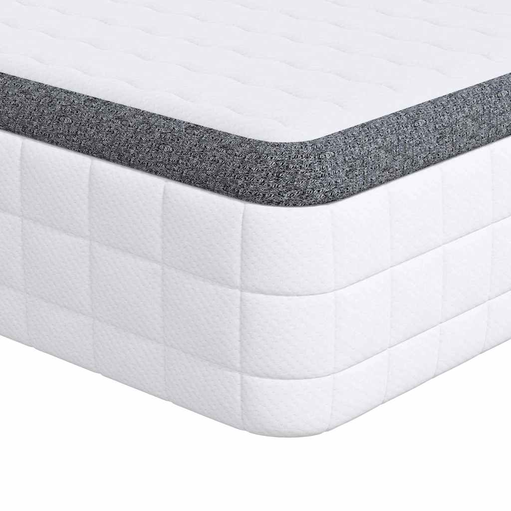 vidaXL Matras Wit, Grijs 70 x 200 cm Gebreide stof