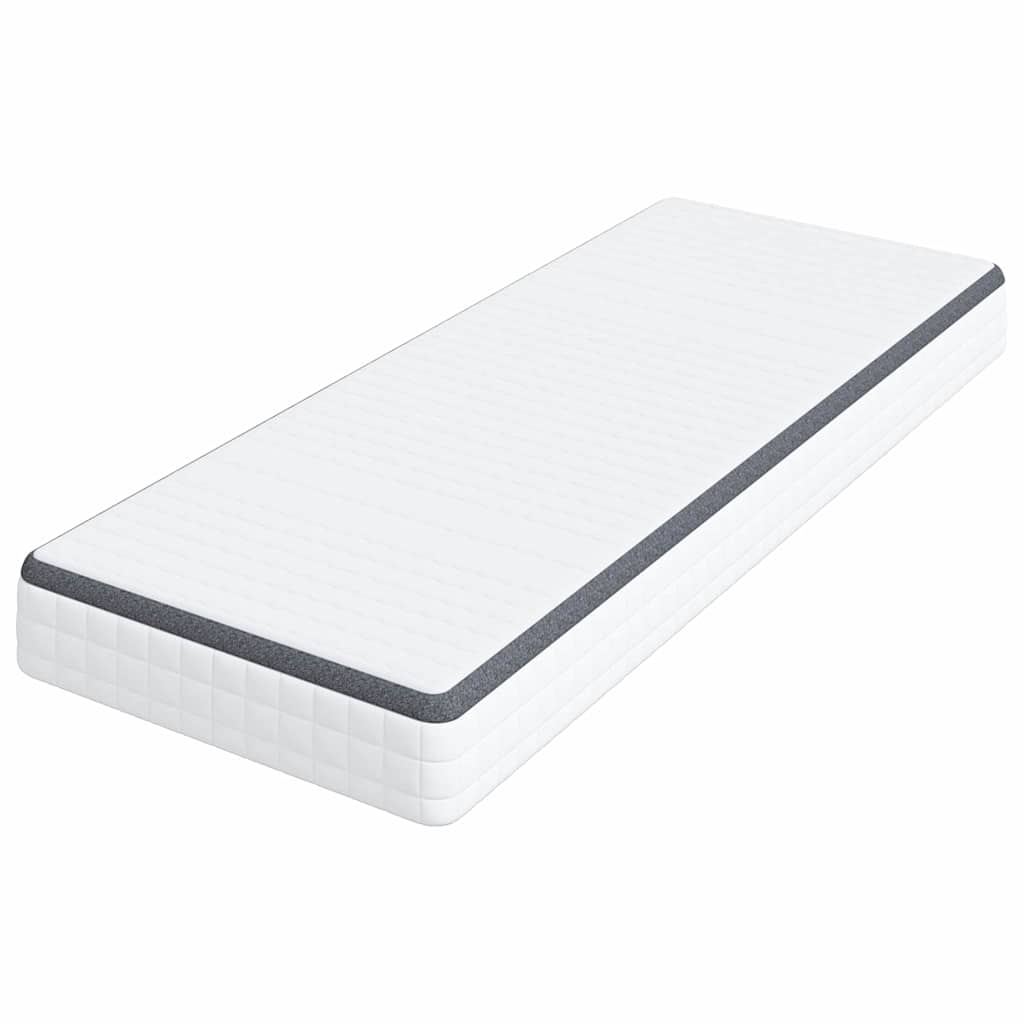 vidaXL Matras Wit, Grijs 70 x 200 cm Gebreide stof