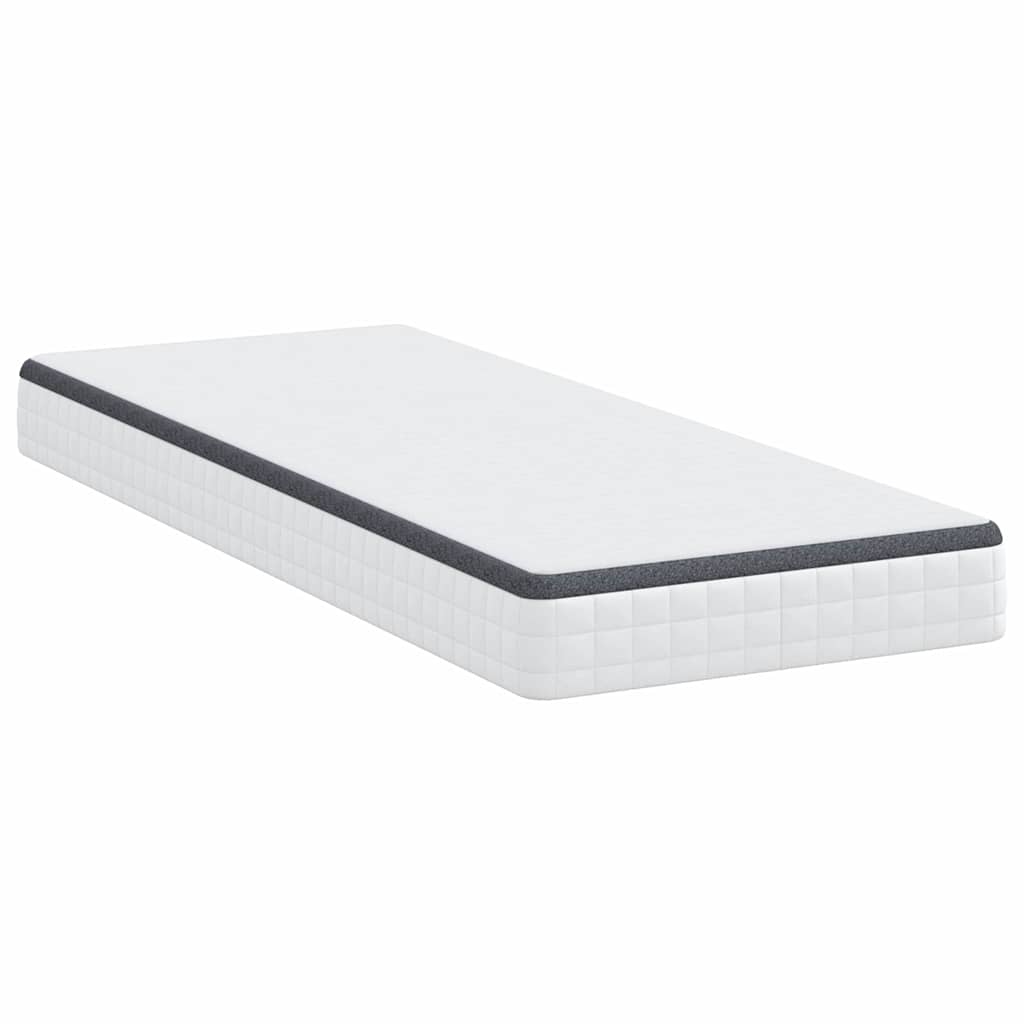 vidaXL Matras Wit, Grijs 70 x 200 cm Gebreide stof