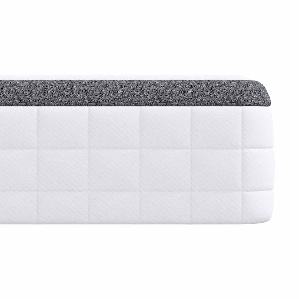 vidaXL Matras Wit, Grijs 70 x 200 cm Gebreide stof