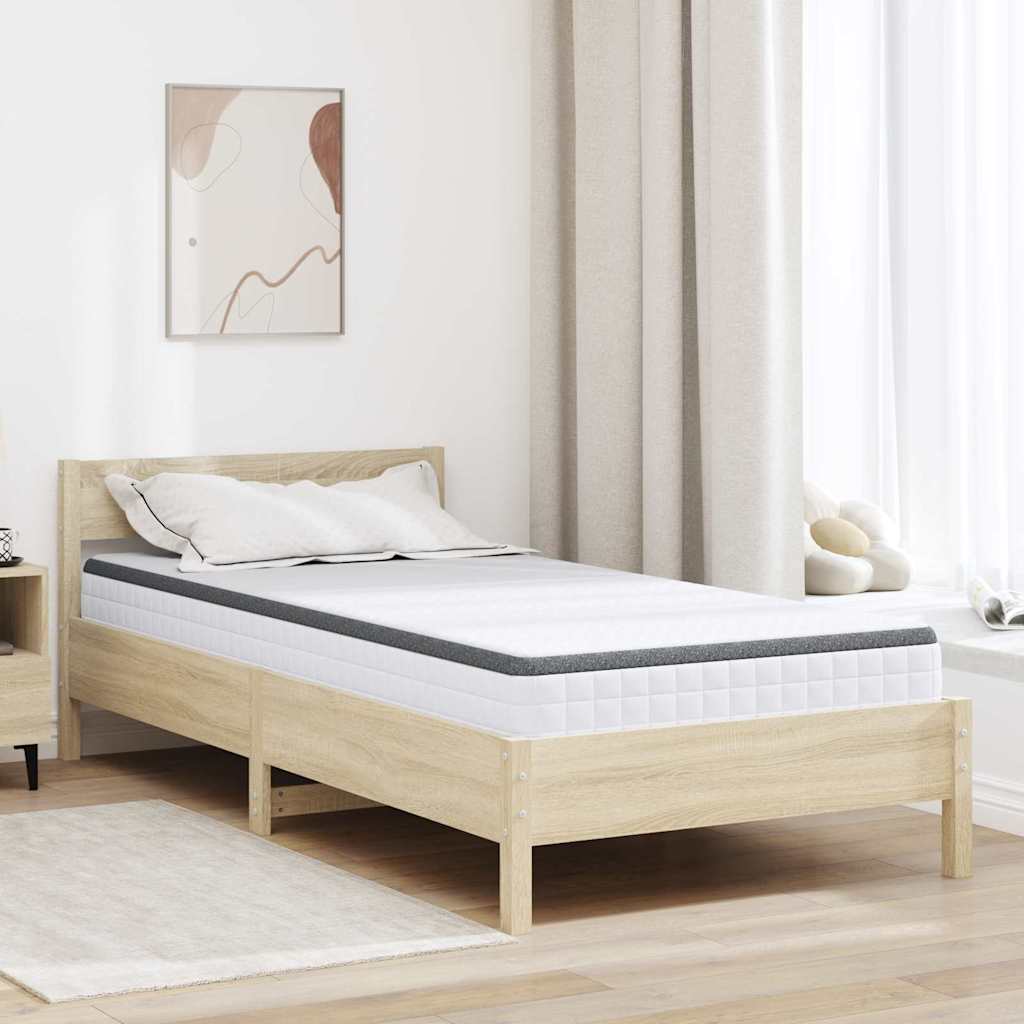 vidaXL Matras Wit, Grijs 70 x 200 cm Gebreide stof