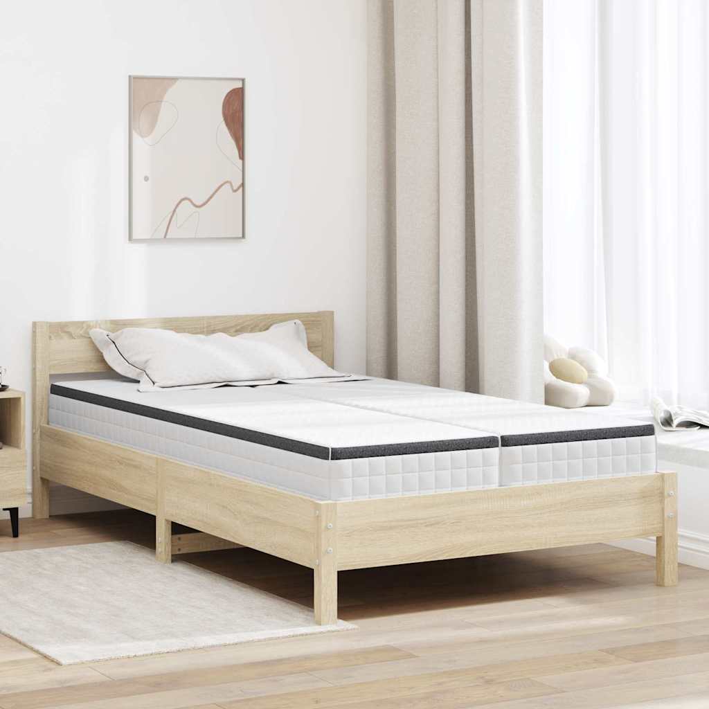 vidaXL Matras Wit, Grijs 70 x 200 cm Gebreide stof