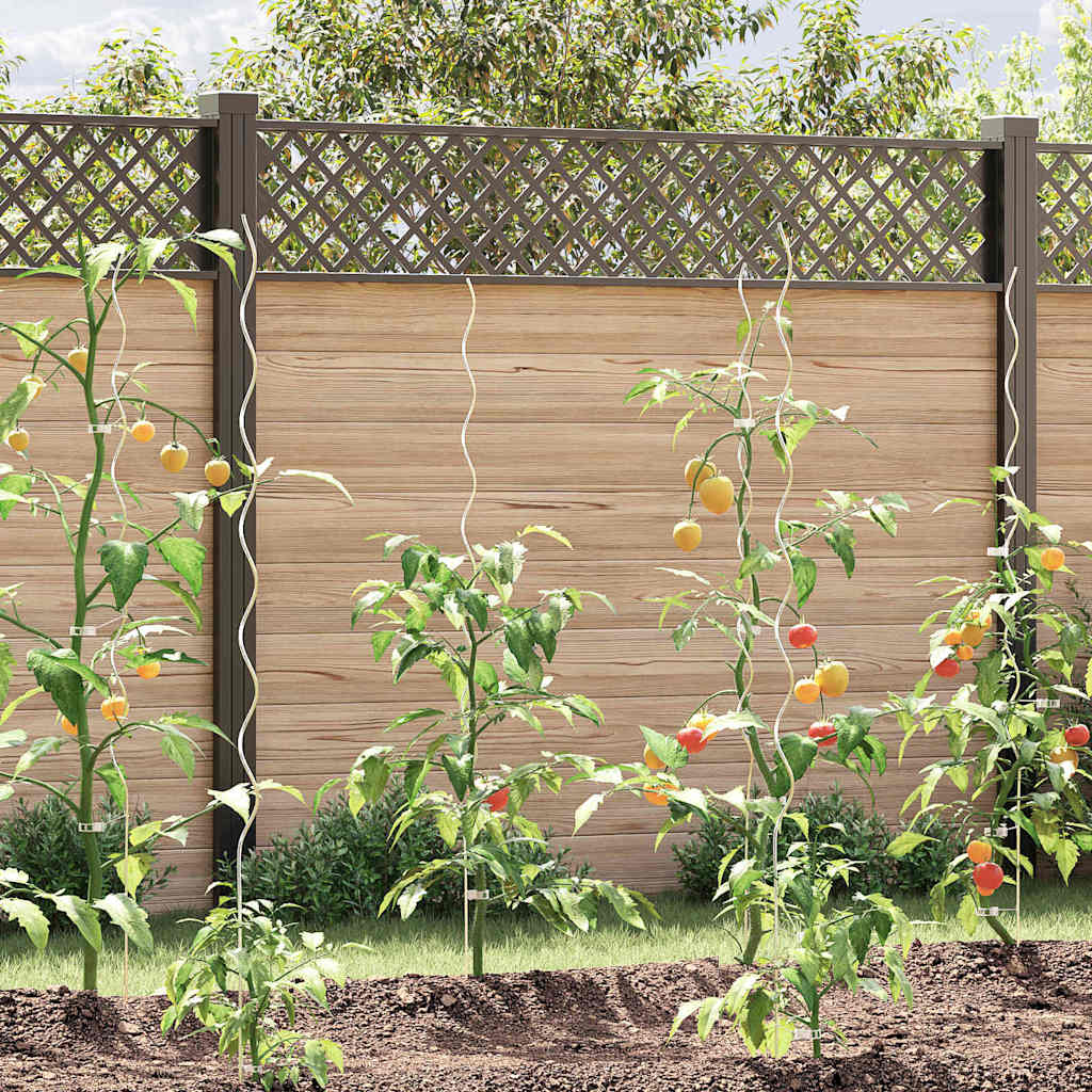 vidaXL Spiraal Plantsteunen 50 stuks 150 cm Gegalvaniseerd Staal