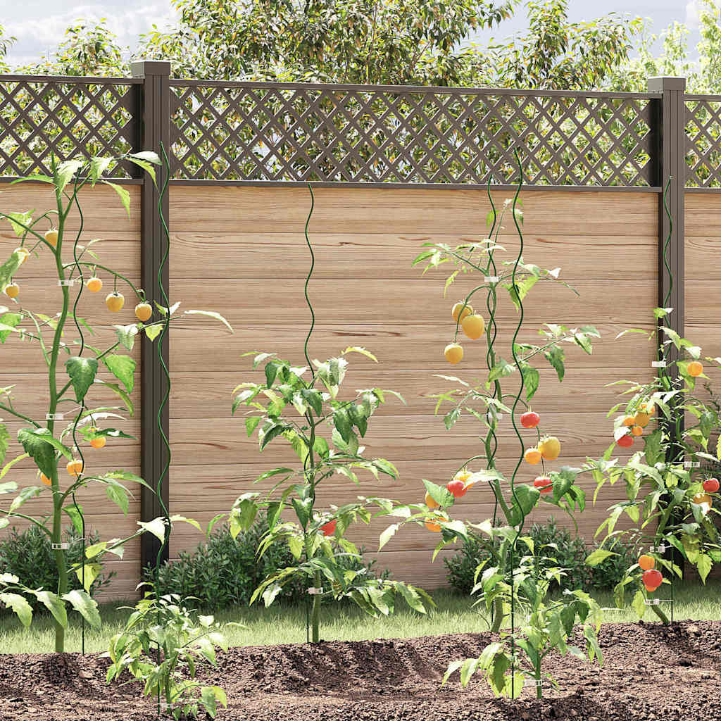 vidaXL Spiraal Plantsteunen 50 stuks 150 cm Gegalvaniseerd Staal