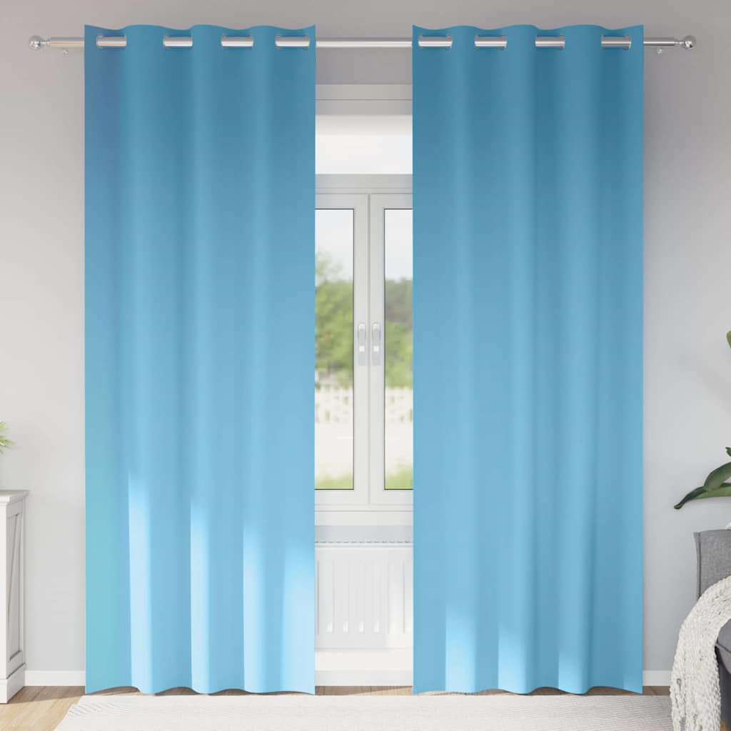 vidaXL Gordijnen met gordijnen 2 pcs Beige 140 x 140 cm Polyester
