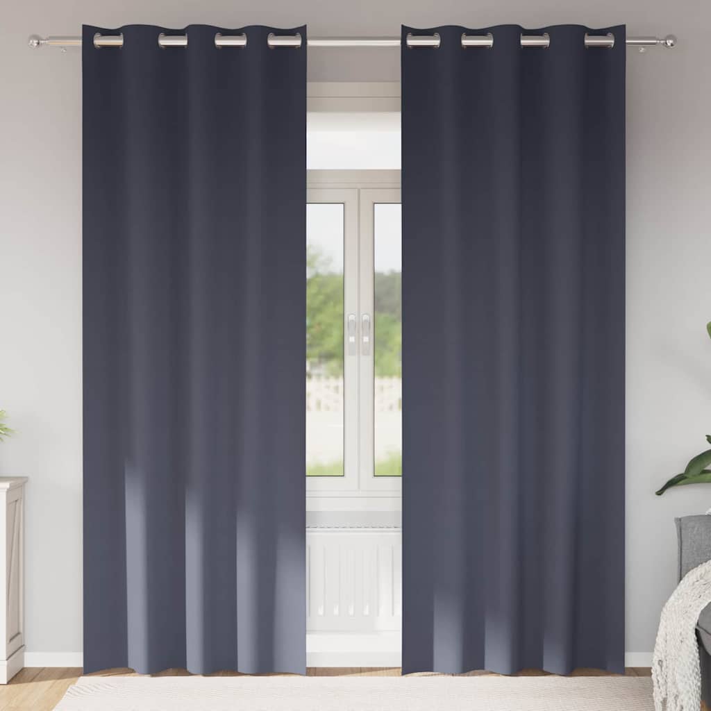 vidaXL Gordijnen met gordijnen 2 pcs Beige 140 x 140 cm Polyester