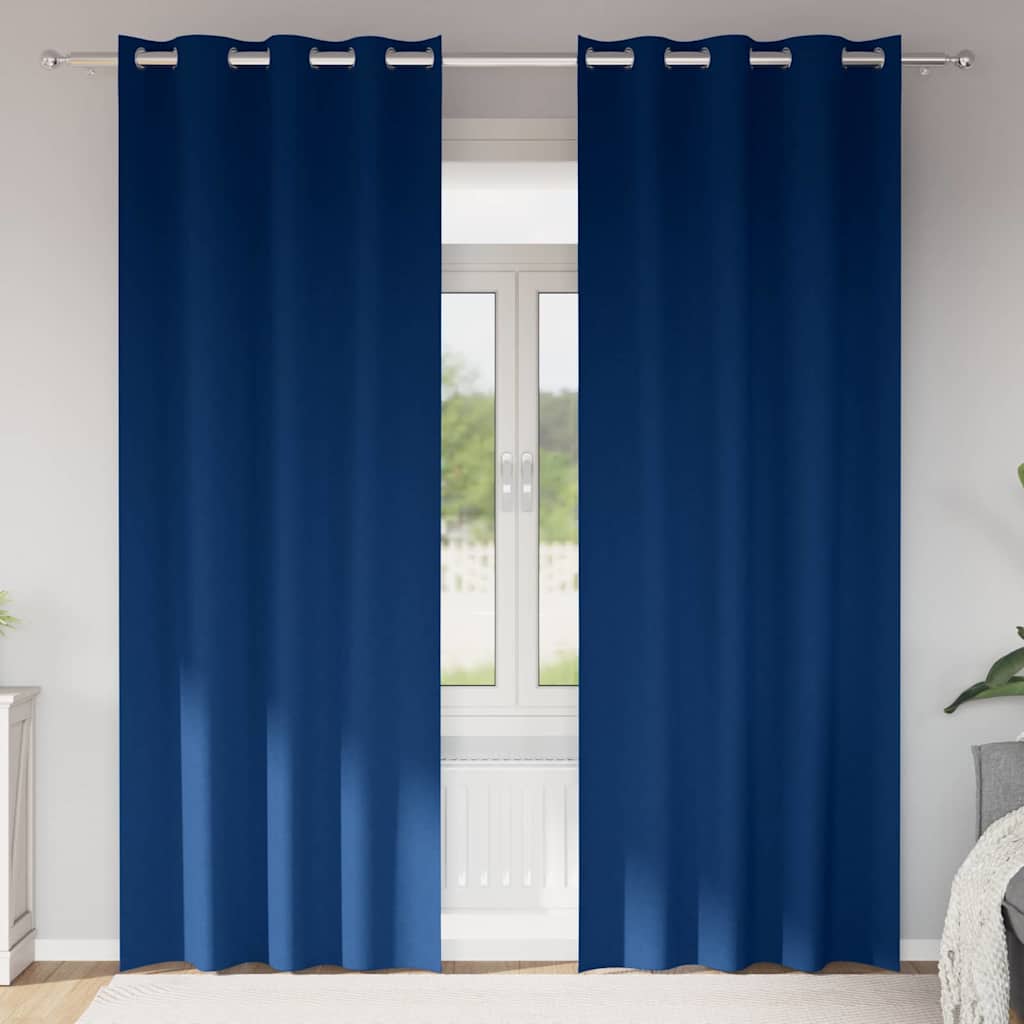 vidaXL Gordijnen met gordijnen 2 pcs Beige 140 x 140 cm Polyester