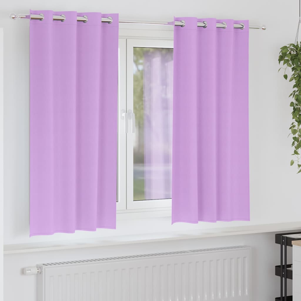 vidaXL Gordijnen met gordijnen 2 pcs Beige 140 x 140 cm Polyester
