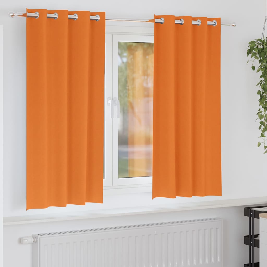 vidaXL Gordijnen met gordijnen 2 pcs Beige 140 x 140 cm Polyester