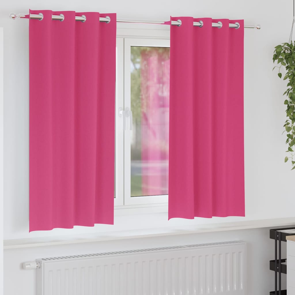 vidaXL Gordijnen met gordijnen 2 pcs Beige 140 x 140 cm Polyester