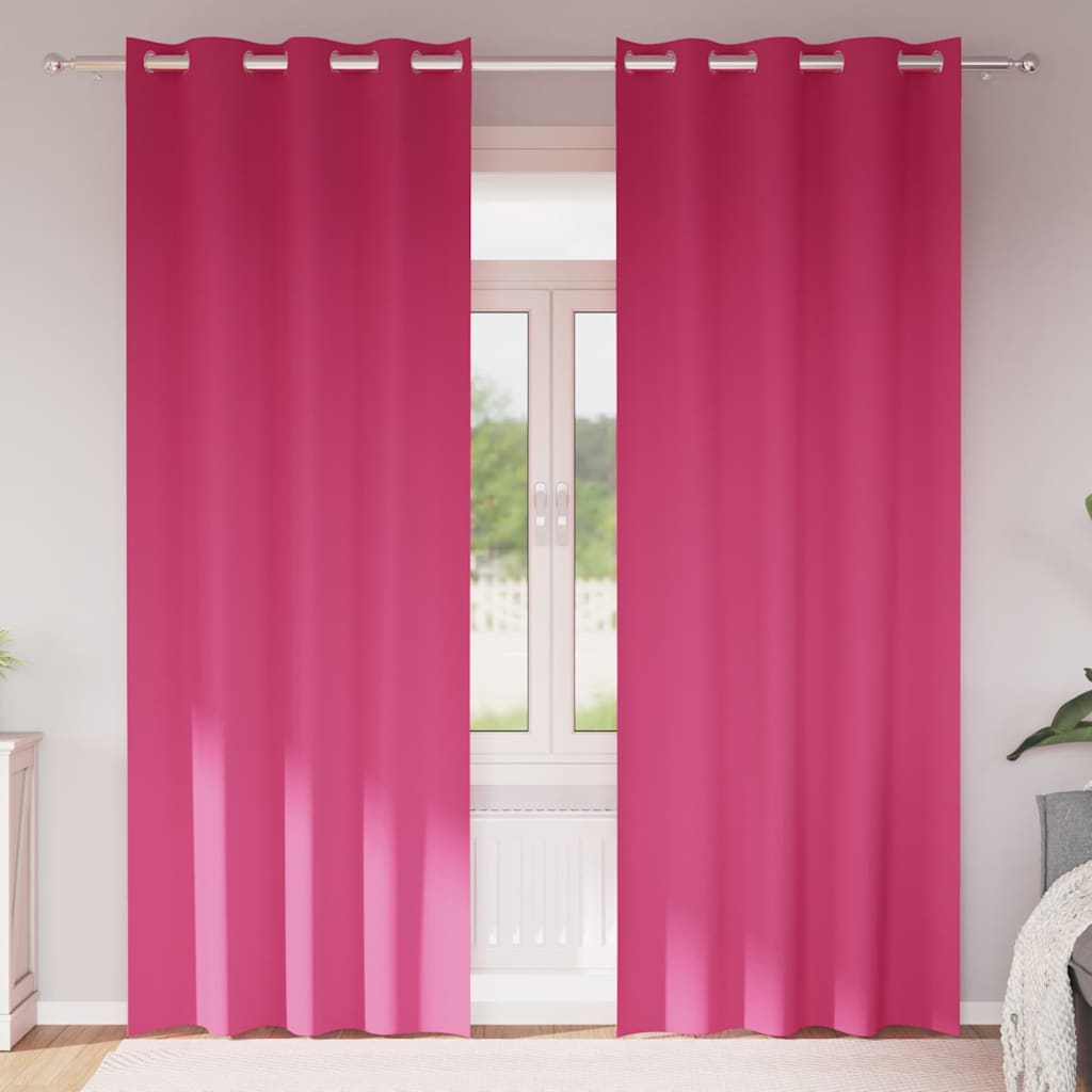 vidaXL Gordijnen met gordijnen 2 pcs Beige 140 x 140 cm Polyester