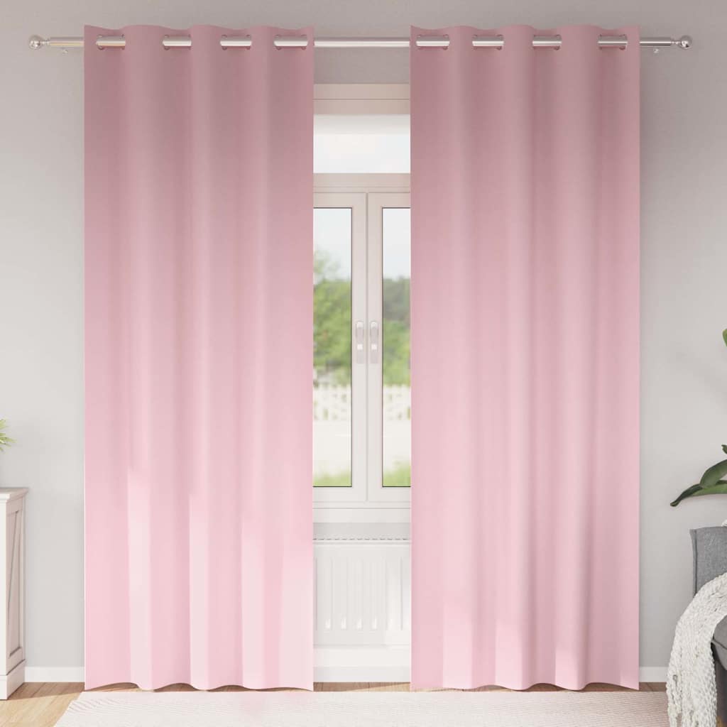 vidaXL Gordijnen met gordijnen 2 pcs Beige 140 x 140 cm Polyester
