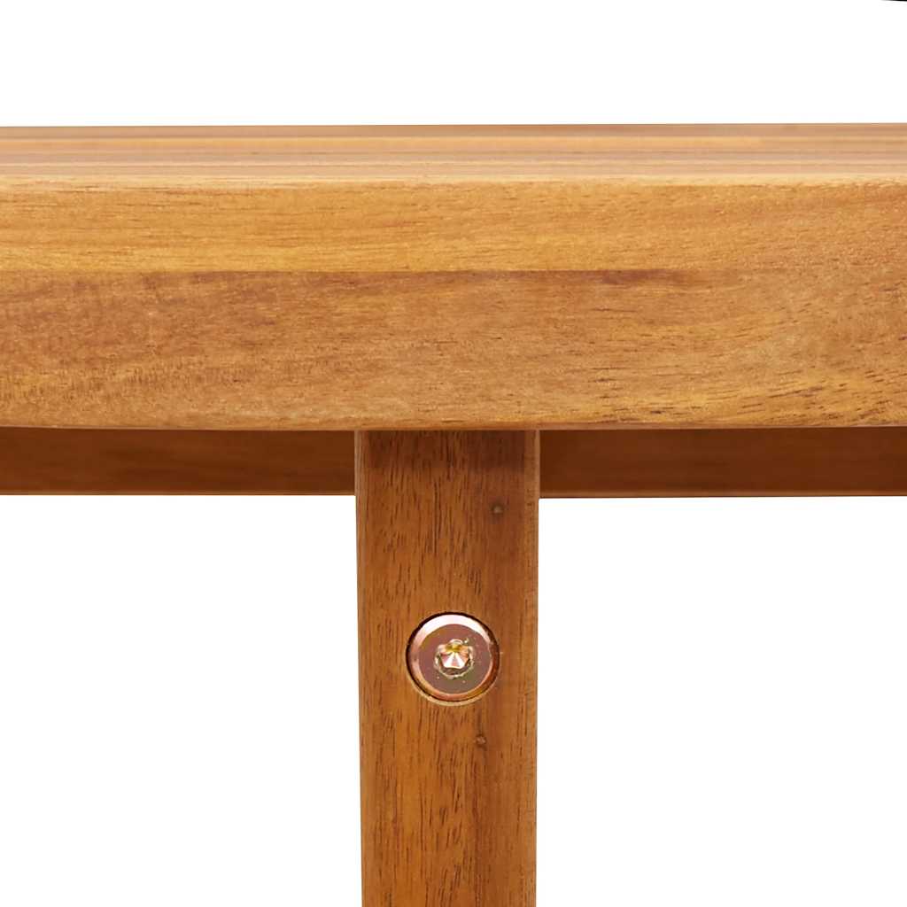 vidaXL Tuinbijzettafel rond Ø55x40 cm massief acaciahout