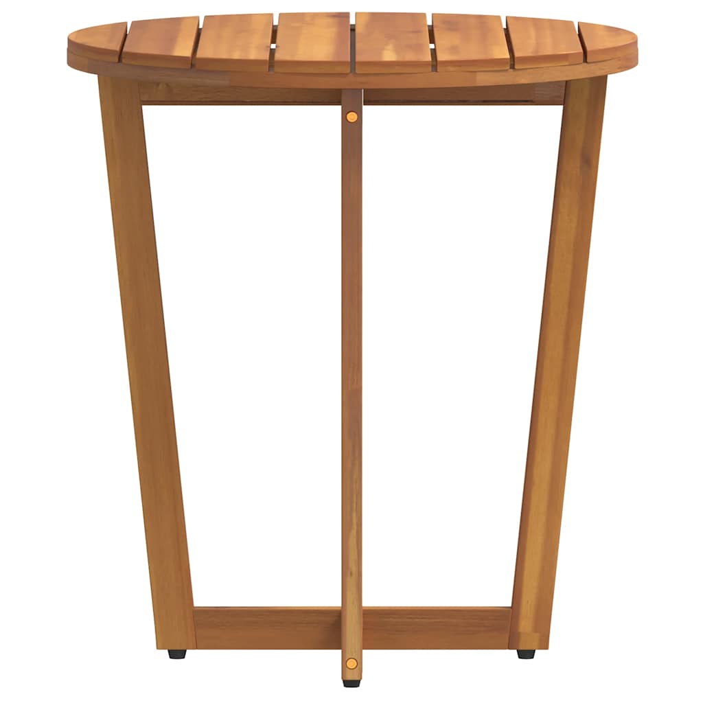 vidaXL Tuinbijzettafel rond Ø55x40 cm massief acaciahout