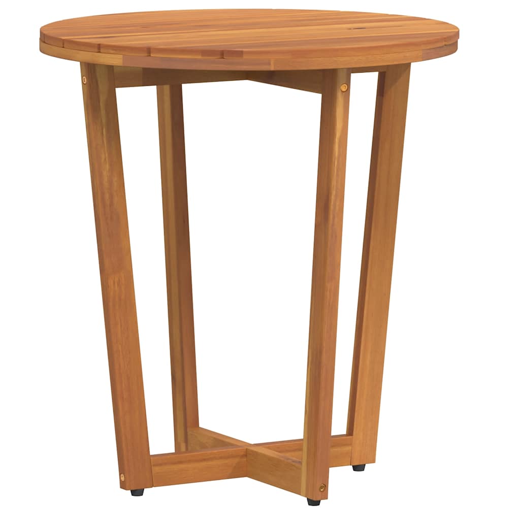 vidaXL Tuinbijzettafel rond Ø55x40 cm massief acaciahout