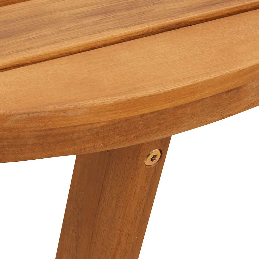 vidaXL Tuinbijzettafel rond Ø55x40 cm massief acaciahout