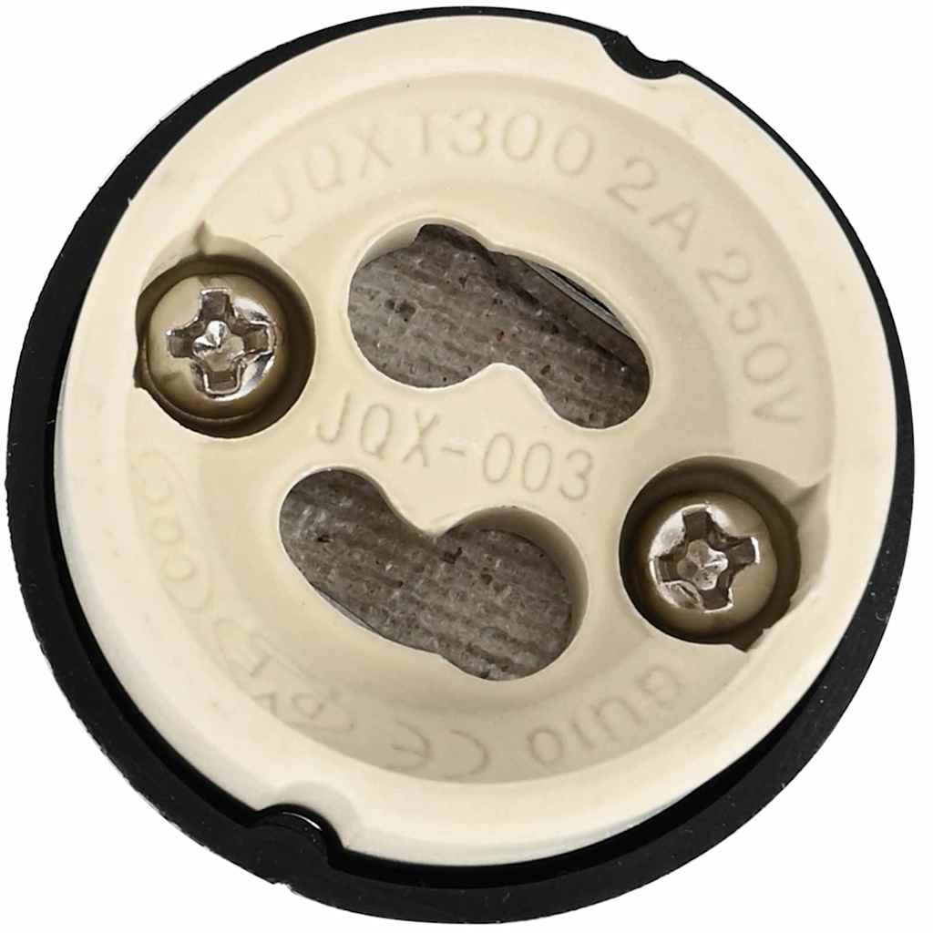 vidaXL Inbouwspots 6 stuks Rond GU10 Wit Ø91 mm