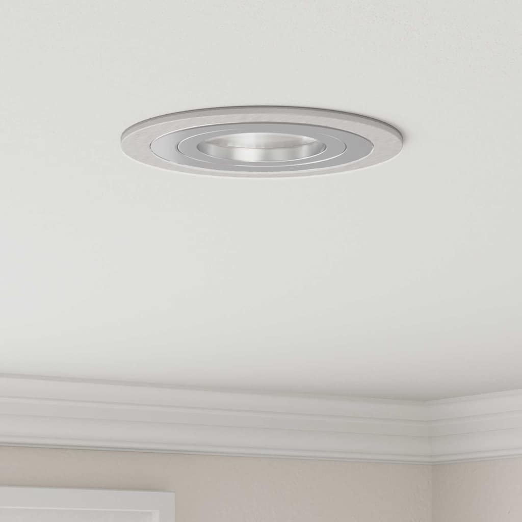 vidaXL Inbouwspots 6 stuks Rond GU10 Wit Ø91 mm