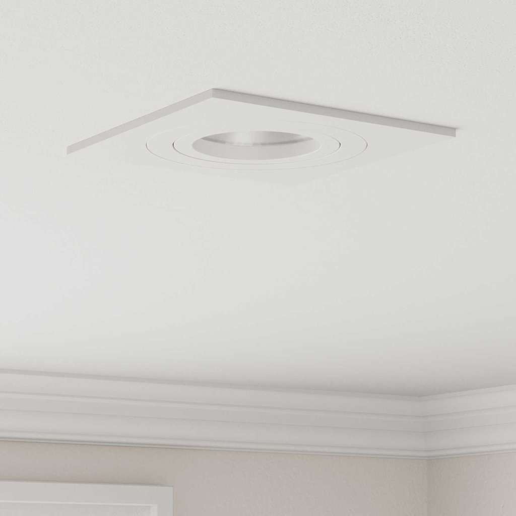 vidaXL Inbouwspots 6 stuks Rond GU10 Wit Ø91 mm