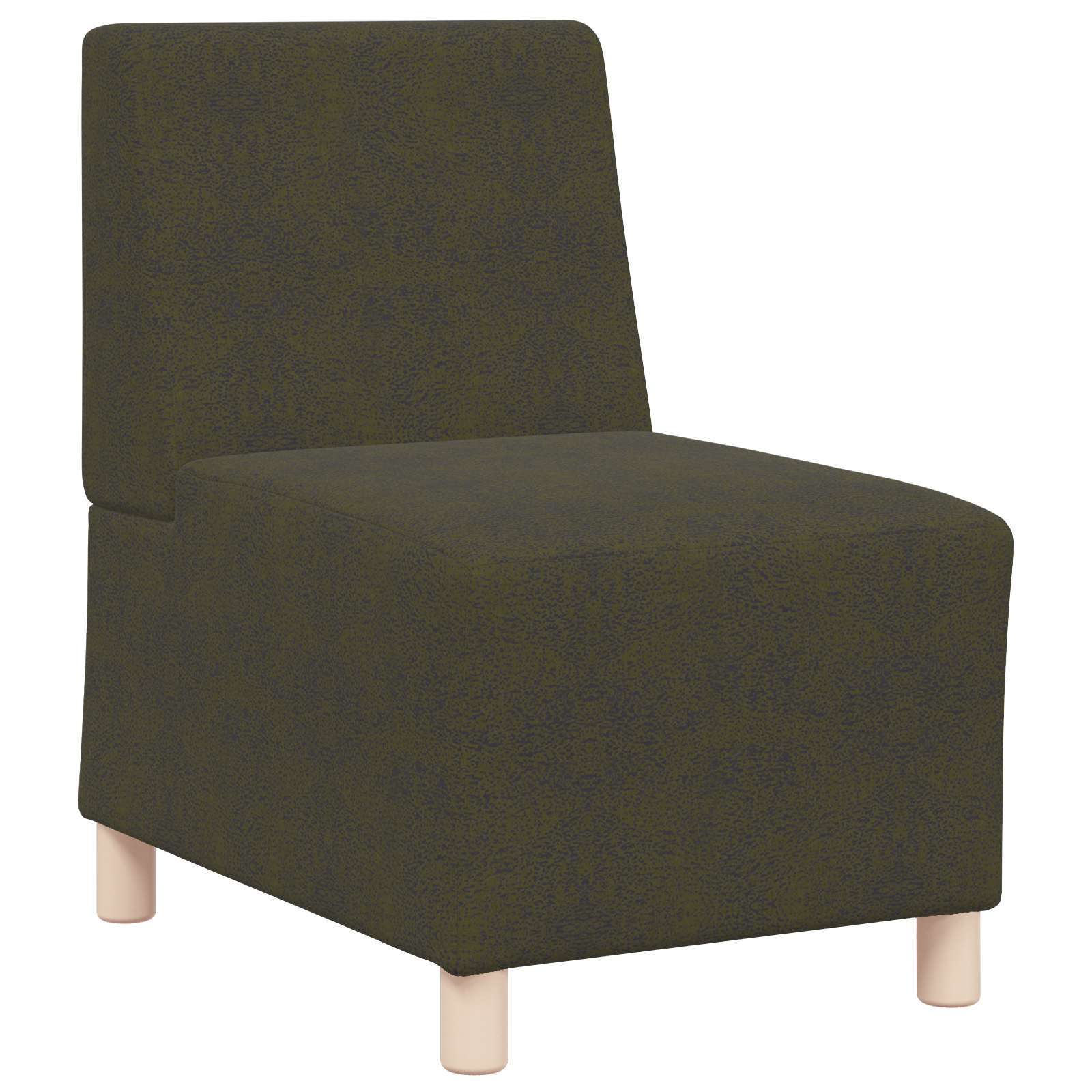 vidaXL Sofa Stoel 2 pcs Bruin Faux suede leer