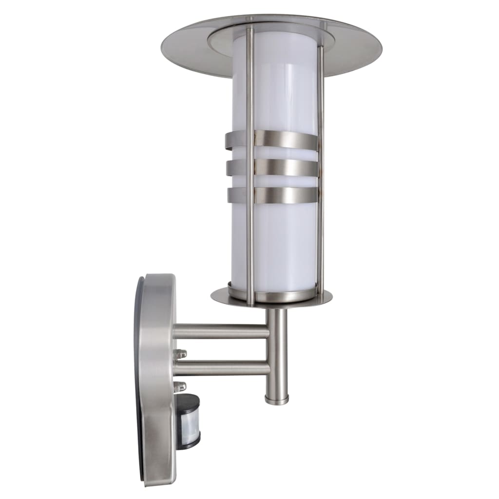 Pagode vormige RVS wandlamp met bewegingssensor