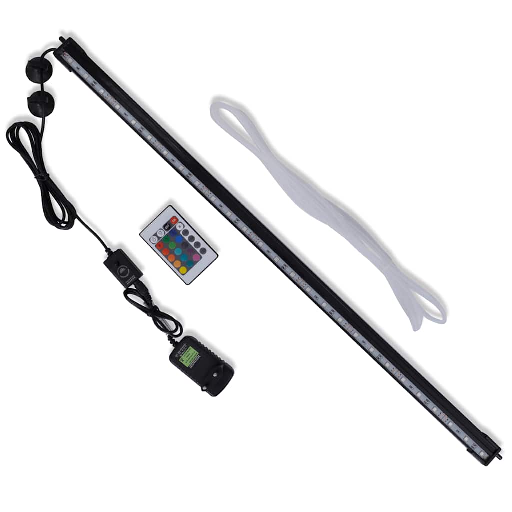 vidaXL LED-aquariumlamp met bubbels RGB 48 cm
