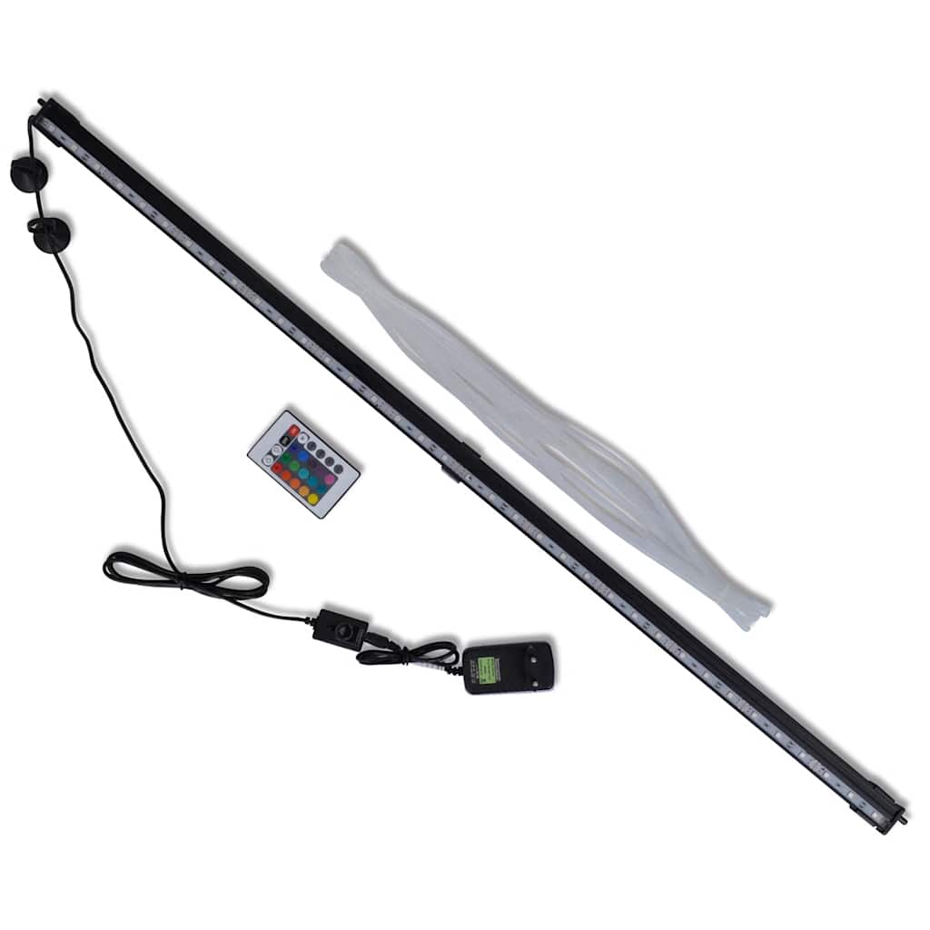 vidaXL LED-aquariumlamp met bubbels RGB 48 cm