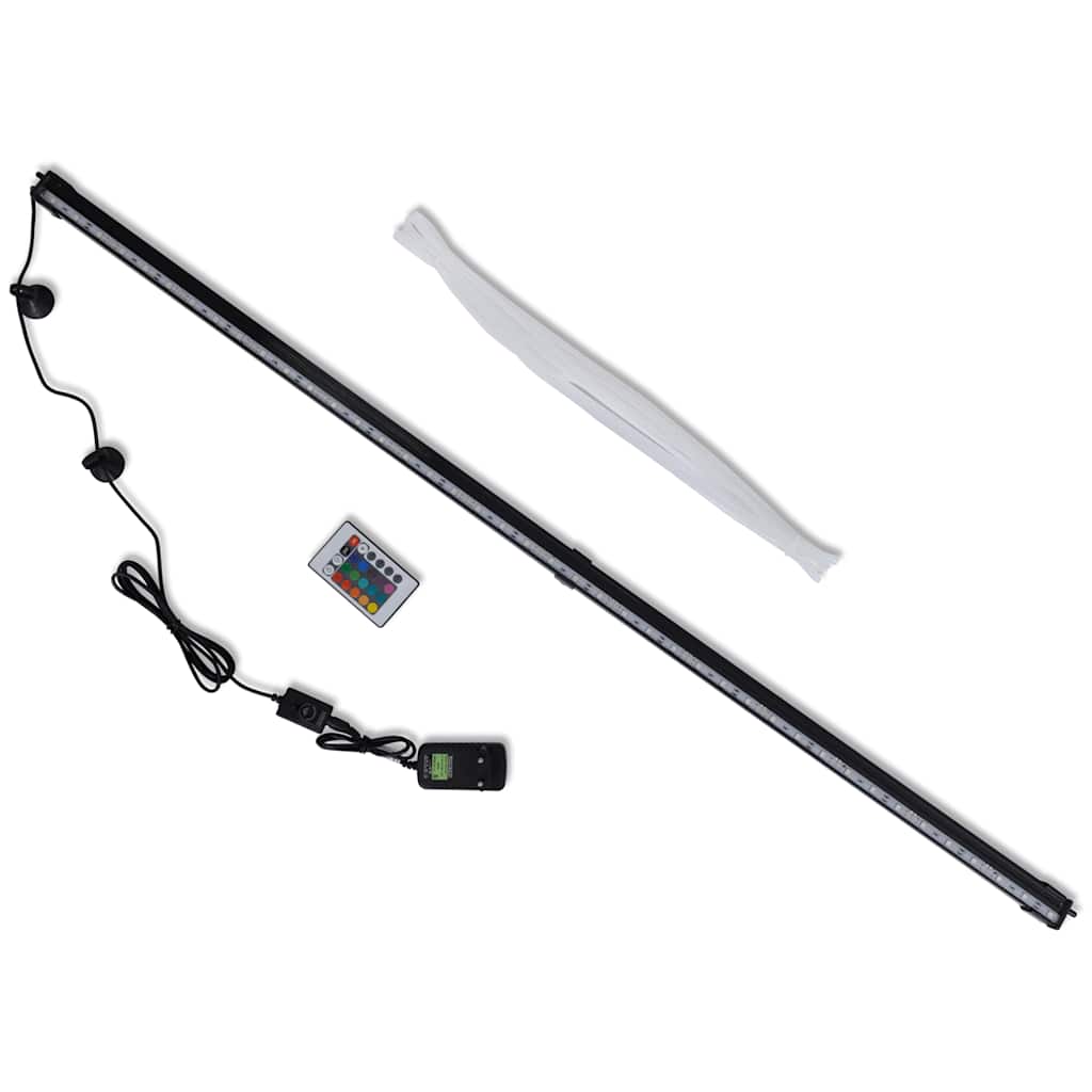 vidaXL LED-aquariumlamp met bubbels RGB 48 cm