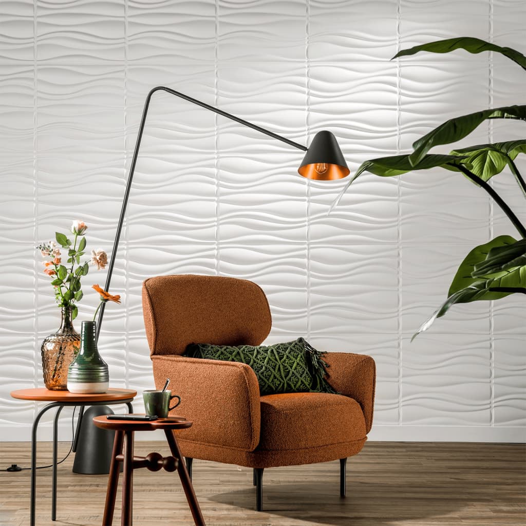 WallArt 12 pcs Wall Panels 3D GA-WA04 Waves